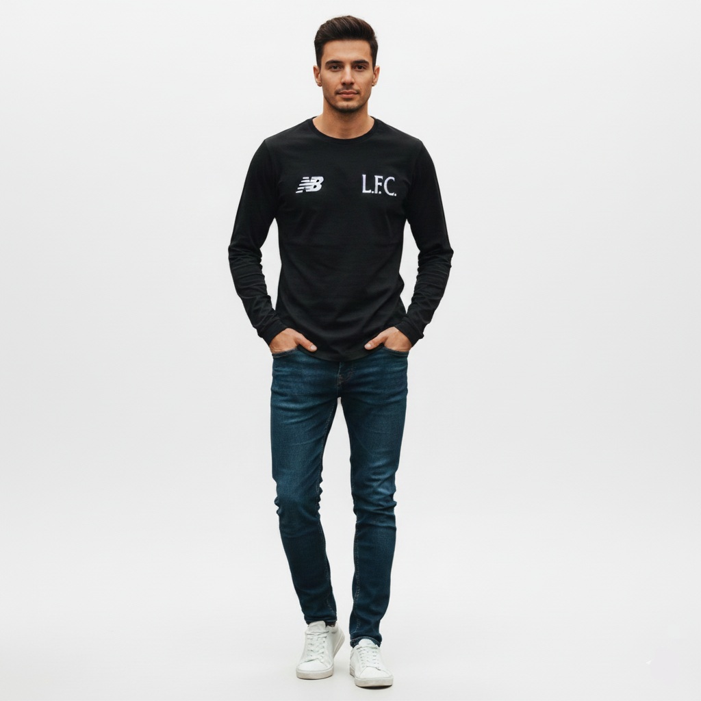 تیشرت آستین بلند طرح NB